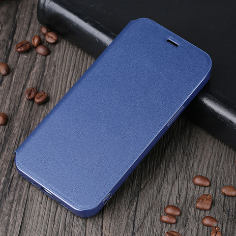 Handytasche Stand Schutzhülle Flip Leder Hülle H25 für Apple iPhone 14 Blau