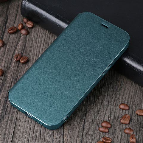 Handytasche Stand Schutzhülle Flip Leder Hülle H25 für Apple iPhone 14 Grün