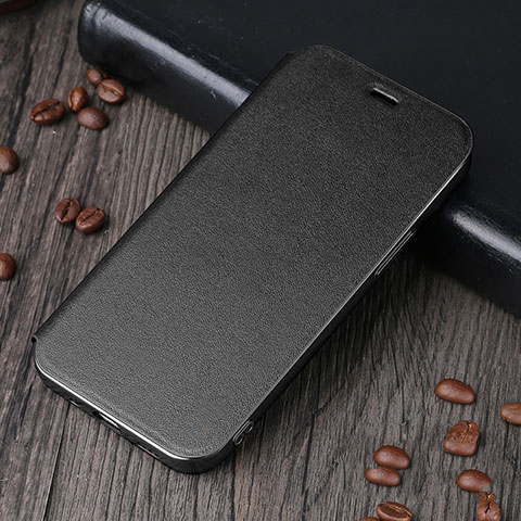 Handytasche Stand Schutzhülle Flip Leder Hülle H25 für Apple iPhone 14 Schwarz