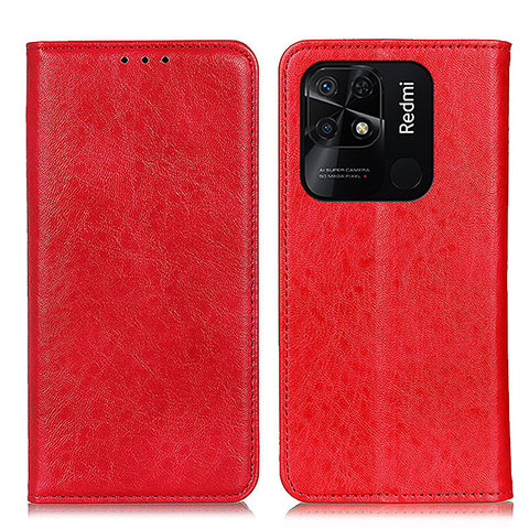 Handytasche Stand Schutzhülle Flip Leder Hülle K01Z für Xiaomi Redmi 10C 4G Rot