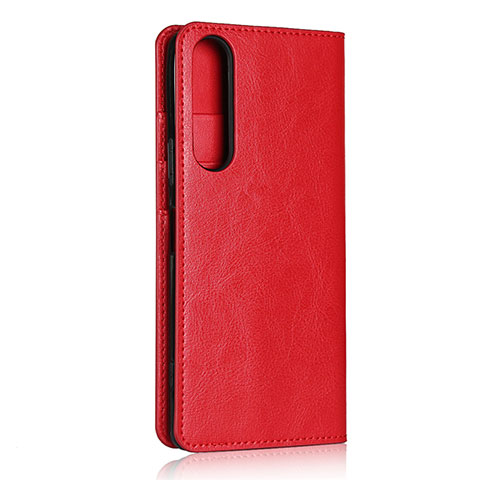 Handytasche Stand Schutzhülle Flip Leder Hülle L01 für Sony Xperia 1 II Rot