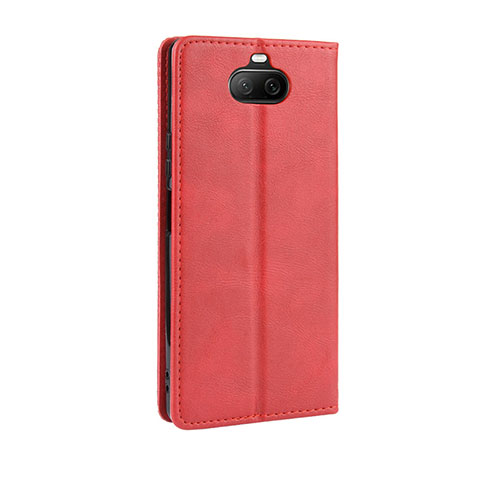 Handytasche Stand Schutzhülle Flip Leder Hülle L01 für Sony Xperia 8 Lite Rot