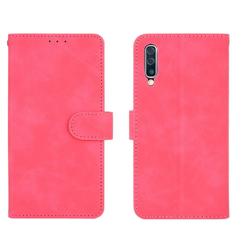 Handytasche Stand Schutzhülle Flip Leder Hülle L01Z für Samsung Galaxy A50 Pink