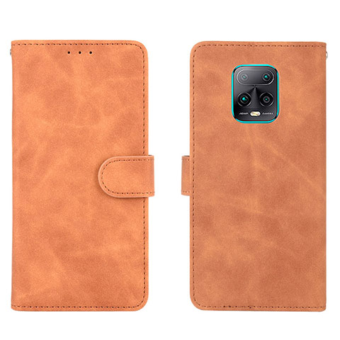 Handytasche Stand Schutzhülle Flip Leder Hülle L01Z für Xiaomi Redmi 10X 5G Braun