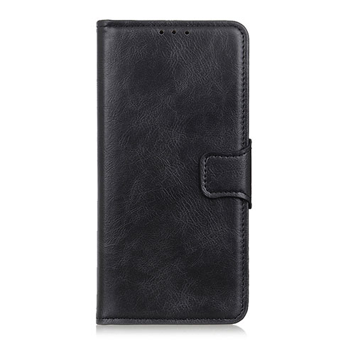 Handytasche Stand Schutzhülle Flip Leder Hülle L02 für Apple iPhone 12 Schwarz