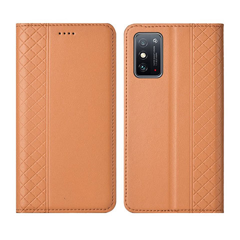 Handytasche Stand Schutzhülle Flip Leder Hülle L02 für Huawei Honor X10 Max 5G Orange