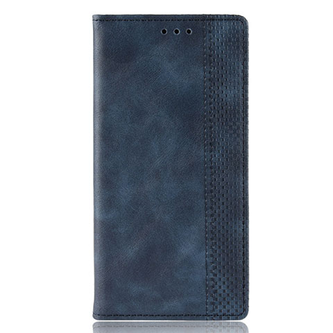 Handytasche Stand Schutzhülle Flip Leder Hülle L02 für Motorola Moto Edge Plus Blau