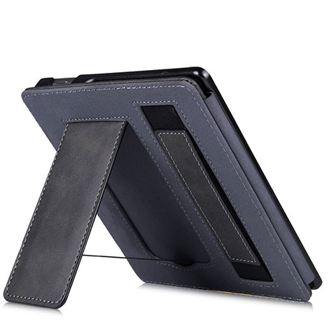 Handytasche Stand Schutzhülle Flip Leder Hülle L03 für Amazon Kindle Oasis 7 inch Schwarz