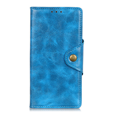 Handytasche Stand Schutzhülle Flip Leder Hülle L03 für Samsung Galaxy M31 Hellblau