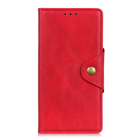Handytasche Stand Schutzhülle Flip Leder Hülle L04 für Motorola Moto G9 Play Rot