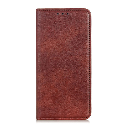 Handytasche Stand Schutzhülle Flip Leder Hülle L04 für Oppo A15 Braun