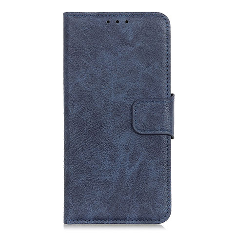 Handytasche Stand Schutzhülle Flip Leder Hülle L05 für Oppo A15 Blau