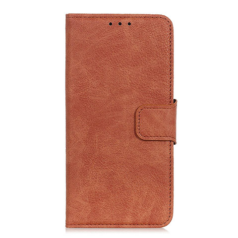 Handytasche Stand Schutzhülle Flip Leder Hülle L05 für Oppo A15 Braun