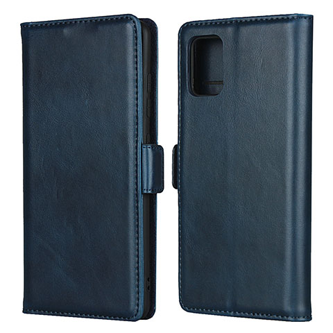 Handytasche Stand Schutzhülle Flip Leder Hülle L06 für Samsung Galaxy A51 4G Blau