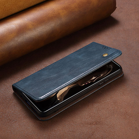 Handytasche Stand Schutzhülle Flip Leder Hülle L23 für Apple iPhone 14 Blau