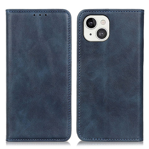 Handytasche Stand Schutzhülle Flip Leder Hülle L26 für Apple iPhone 14 Blau