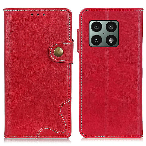 Handytasche Stand Schutzhülle Flip Leder Hülle N03P für OnePlus 10 Pro 5G Rot