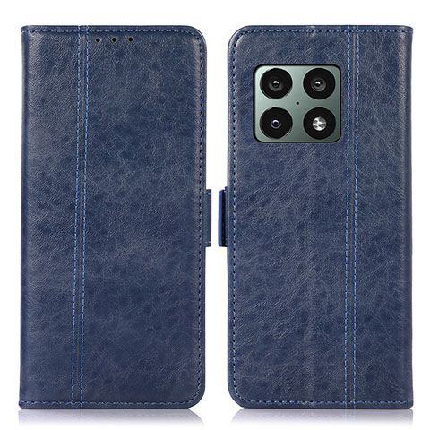 Handytasche Stand Schutzhülle Flip Leder Hülle N06P für OnePlus 10 Pro 5G Blau