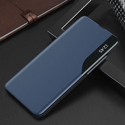 Handytasche Stand Schutzhülle Flip Leder Hülle Q02H für Xiaomi Poco X3 Blau
