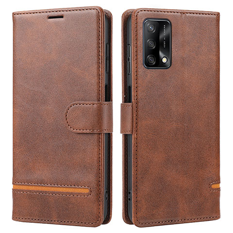 Handytasche Stand Schutzhülle Flip Leder Hülle SY1 für Oppo A74 4G Braun