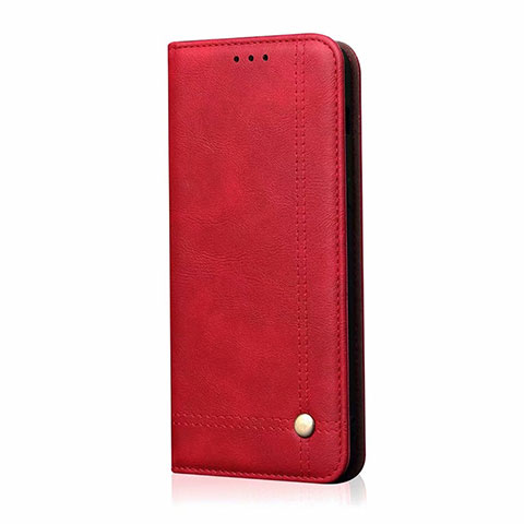 Handytasche Stand Schutzhülle Flip Leder Hülle T01 für Oppo Find X2 Lite Rot