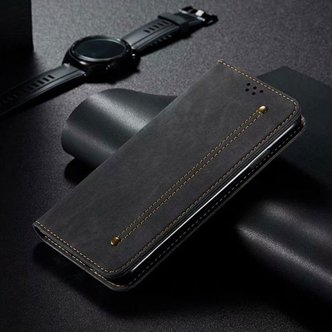 Handytasche Stand Schutzhülle Flip Leder Hülle T06 für Xiaomi Mi 10 Pro Schwarz