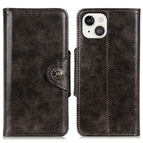 Handytasche Stand Schutzhülle Flip Leder Hülle T21 für Apple iPhone 14 Grau
