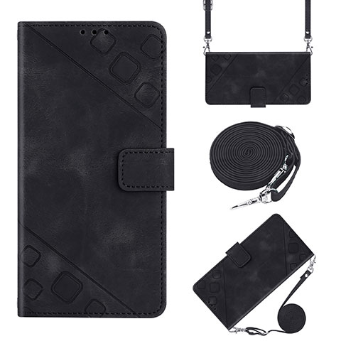Handytasche Stand Schutzhülle Flip Leder Hülle YB2 für Xiaomi Redmi A2 Schwarz