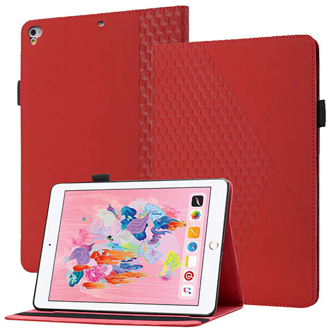 Handytasche Stand Schutzhülle Flip Leder Hülle YX1 für Apple New iPad 9.7 (2018) Rot