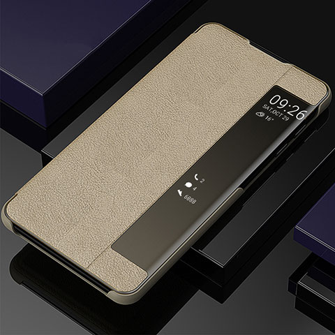 Handytasche Stand Schutzhülle Flip Leder Hülle ZL2 für Samsung Galaxy Note 10 5G Gold