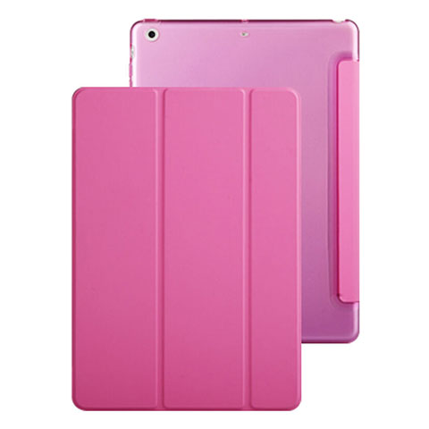 Handytasche Stand Schutzhülle Leder für Apple iPad Mini 2 Pink