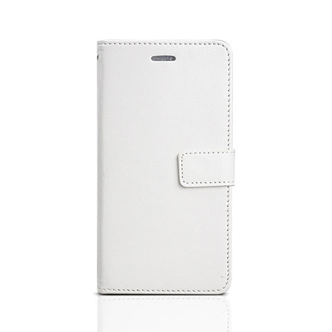 Handytasche Stand Schutzhülle Leder für Huawei Enjoy 8e Lite Weiß