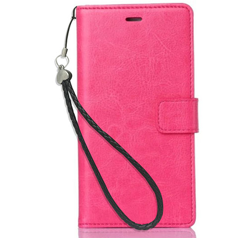 Handytasche Stand Schutzhülle Leder für Nokia X3 Pink
