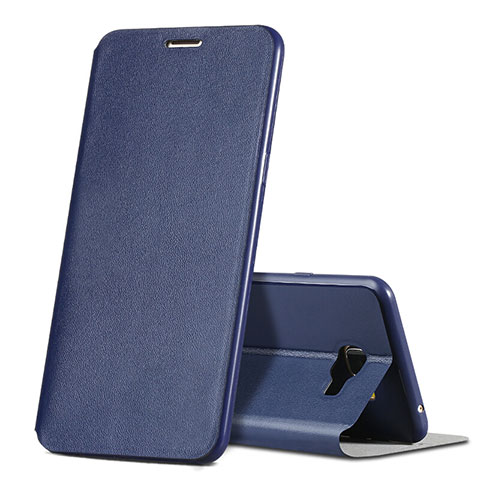 Handytasche Stand Schutzhülle Leder für Samsung Galaxy C5 SM-C5000 Blau