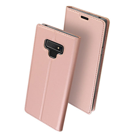 Handytasche Stand Schutzhülle Leder für Samsung Galaxy Note 9 Rosa