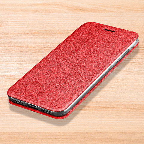Handytasche Stand Schutzhülle Leder für Xiaomi Mi Play 4G Rot