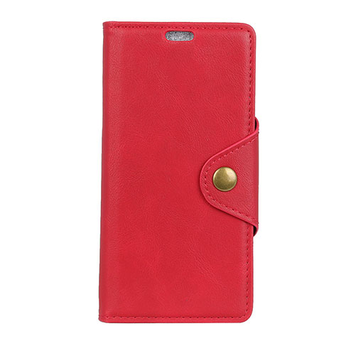 Handytasche Stand Schutzhülle Leder Hülle L01 für HTC U12 Plus Rot