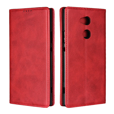 Handytasche Stand Schutzhülle Leder Hülle L01 für Sony Xperia XA2 Ultra Rot