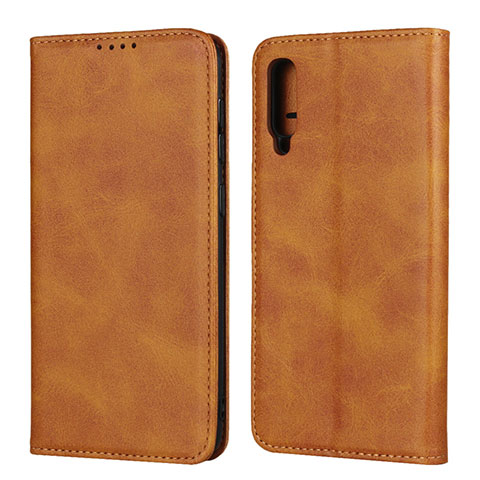 Handytasche Stand Schutzhülle Leder Hülle L02 für Samsung Galaxy A30S Orange