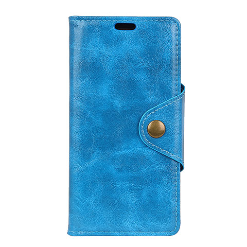 Handytasche Stand Schutzhülle Leder Hülle L03 für Google Pixel 3a Blau