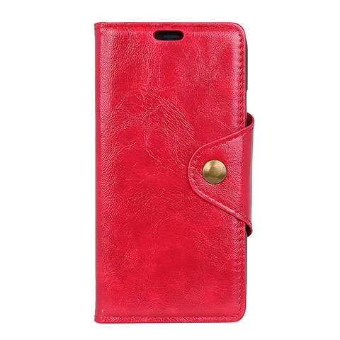 Handytasche Stand Schutzhülle Leder Hülle L03 für HTC Desire 12S Rot