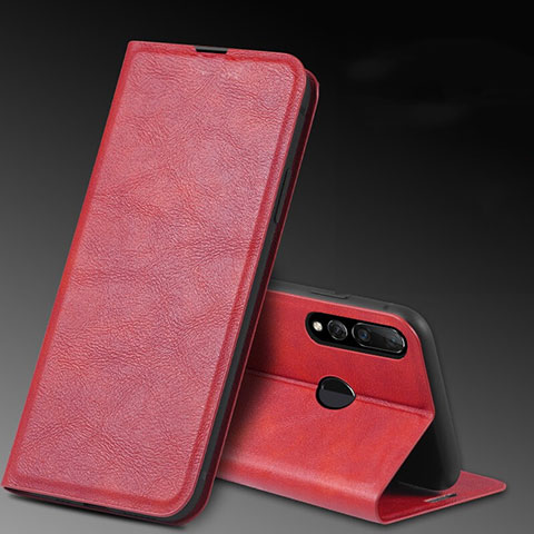 Handytasche Stand Schutzhülle Leder Hülle T11 für Huawei Honor 20 Lite Rot