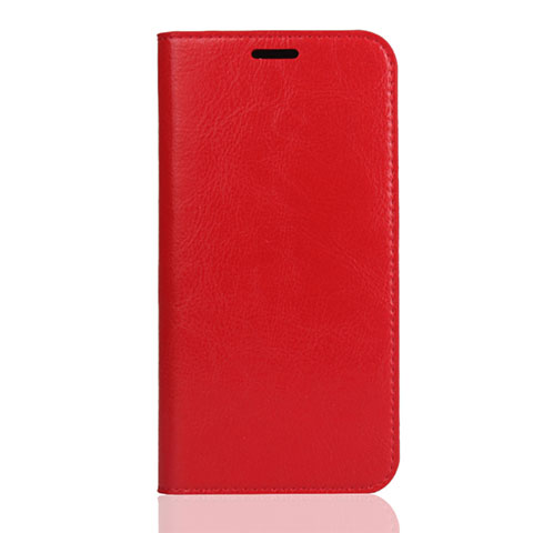 Handytasche Stand Schutzhülle Leder Hülle U01 für Huawei Enjoy 8S Rot