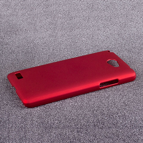 Hülle Kunststoff Schutzhülle Matt für LG L Bello 2 Rot