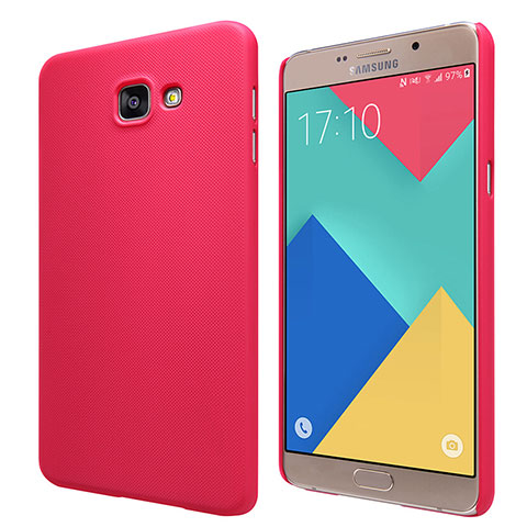 Hülle Kunststoff Schutzhülle Matt M06 für Samsung Galaxy A9 Pro (2016) SM-A9100 Rot