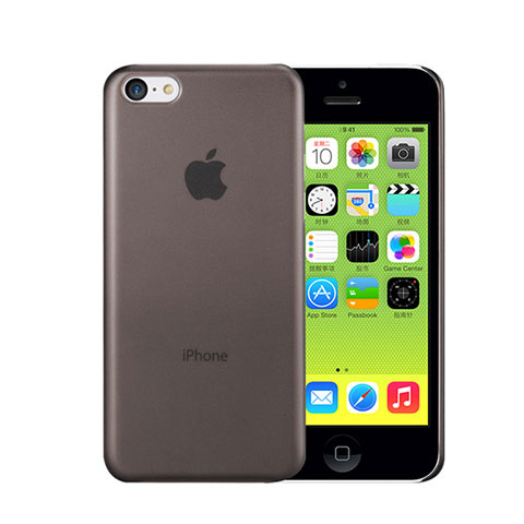 Hülle Ultra Dünn Schutzhülle Durchsichtig Transparent Matt für Apple iPhone 5C Grau
