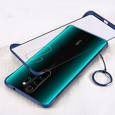 Hülle Ultra Dünn Schutzhülle Tasche Durchsichtig Transparent Matt für Xiaomi Redmi Note 8 Pro Blau