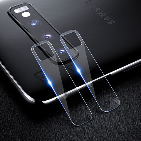 Kameraschutz Gehärtetes Glas Glasfolie Skins zum Aufkleben Panzerglas für Samsung Galaxy S10 5G Klar
