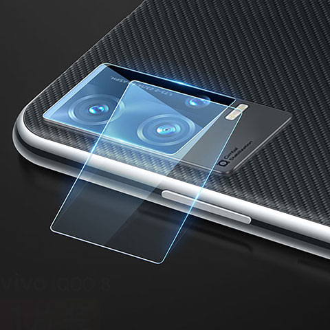 Kameraschutz Gehärtetes Glas Glasfolie Skins zum Aufkleben Panzerglas für Vivo iQOO 8 Pro 5G Klar