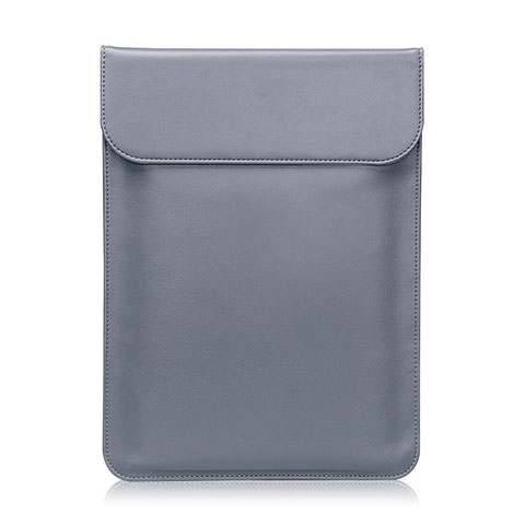 Leder Handy Tasche Sleeve Schutz Hülle L03 für Huawei Matebook D14 (2020) Grau